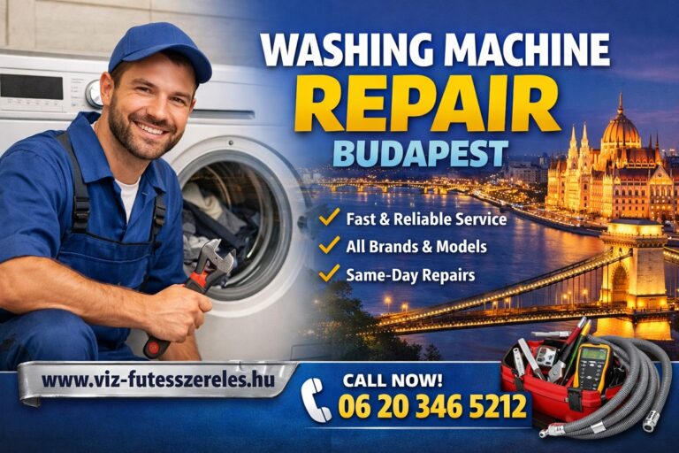 Mosógép Szerelés Budapest – One Call, One Expert, Done Right
