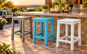 Outdoor Plastic Counter Stools: A 25-Inch Seat Height Guide for Patios